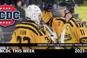 NCDC This Week: Boston Junior Bruins Winning In Push To Seal Up Playoff Spot