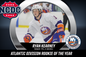 #NCDCAwards: P.A.L. Jr. Islanders Forward Ryan Kearney Named Atlantic Division 2023-24 Rookie Of The Year